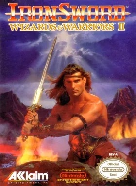 IronSword - Wizards & Warriors II (USA) box cover front